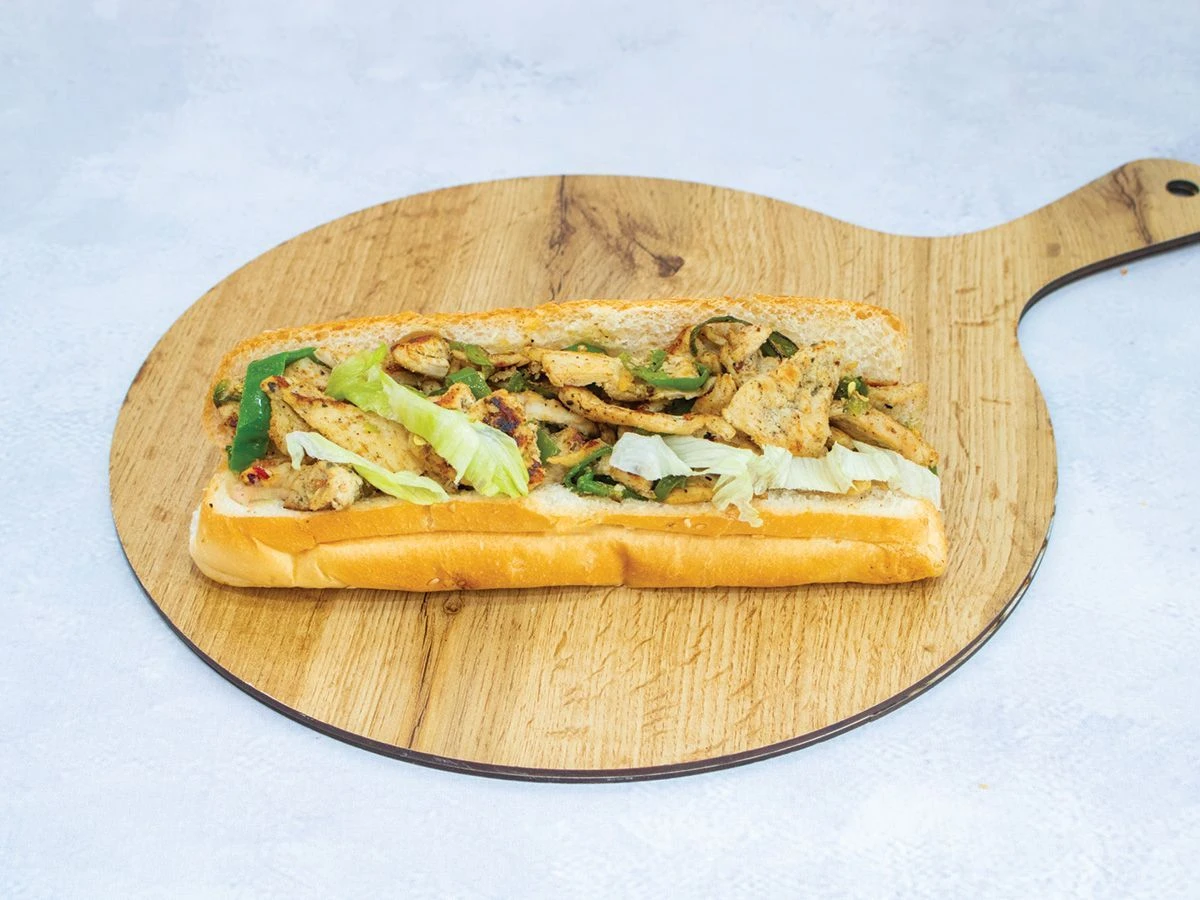 Chicken Shawarma Burger Sandwich