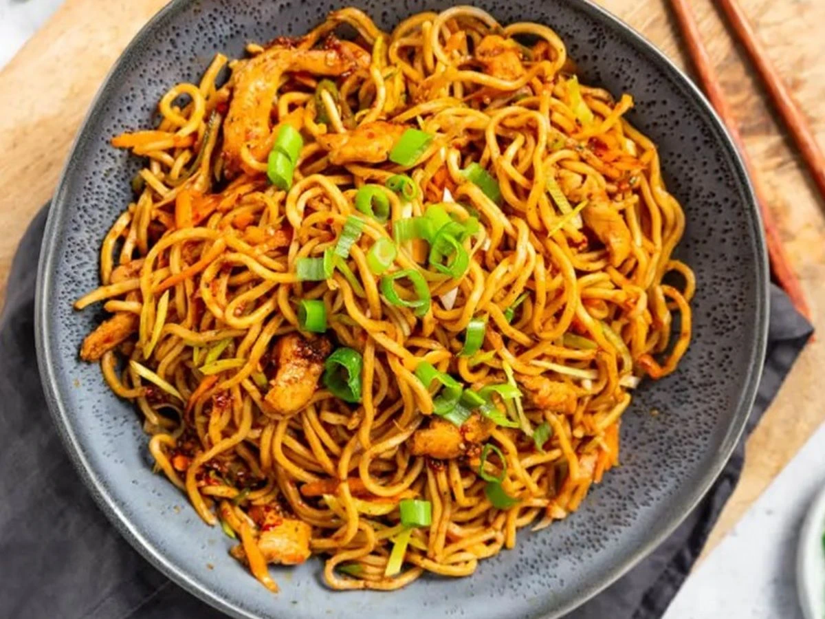 chicken fried noodles